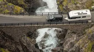 По самой красивой дороге Европы с большими двухосными прицепами.Караванинг в Норвегию 2018