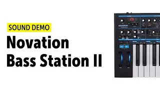 Novation Bass Station II Sound Demo (no talking)