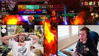 Mizkif almost DIES to save Soda and the Raid - Molten Core Hardcore WoW