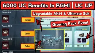 UC UP New Event In BGMI | Growing Pack Event Explain | New Ultimate Suit & Upgradable AKM In BGMI