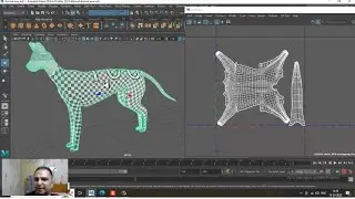 Maya Tutorials, Learn Unwrapping an Animal Model from Scratch in Maya ( Part 2)