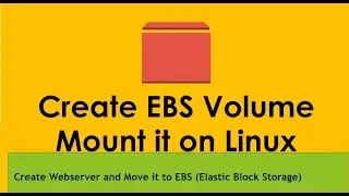 How to create EBS in Ubuntu and Create Webserver and move Webserver to EBS | 