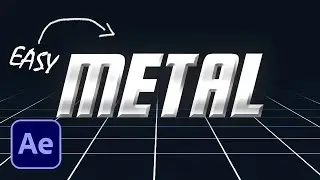 Make A Metallic Text In 2024 - AFTER EFFECTS TUTORIAL