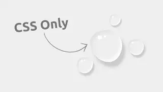 Water Drops | Drawing with Html & CSS Only