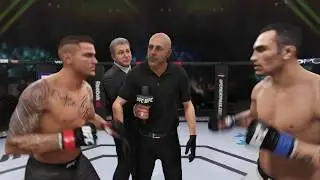 Dustin Poirier vs. Tony Ferguson (EA sports UFC 3) - CPU vs. CPU - Crazy UFC 👊🤪