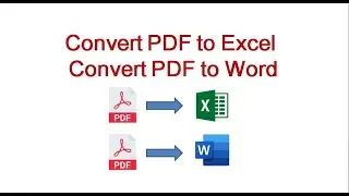How to Convert PDF to Excel in I Love PDF || Convert PDF File to Word Document || Turjo Tech