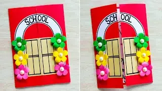 Happy teacher's day greeting card handmade || DIY Teacher's day pop-up card ideas