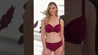 Последние размеры со скидкой 20%! Бюстгальтер для большой груди Fantasie Illusion, бордовый