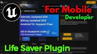 TDSHeros Plugin for Unreal Engine 5.1 5.2 Life Saver For Mobile Game Developer Free Plugin Android