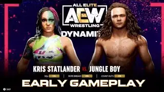 AEW: Fight Forever | Kris Statlander vs Jungle Boy Early Gameplay!