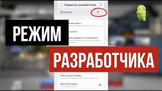 Режим разработчика Android   включение или отключение