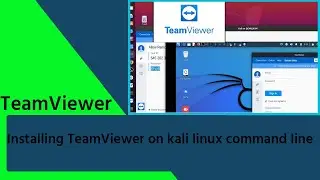 Installing TeamViewer on kali linux command line