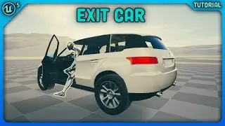 Unreal Engine 5 Tutorial: Exit car [Part 2]