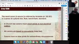Canons of the Orthodox Church. Presentation by Fr. Andrei Psarev