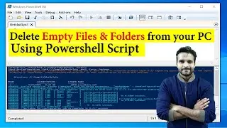 Delete empty files and folders using PowerShell Script