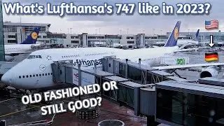 Lufthansa 747-8 (ECONOMY) | San Francisco to Frankfurt