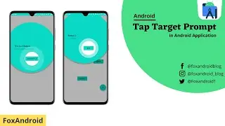 Tap Target Prompt | Material Showcase | Onboarding/Walkthrough - Android Studio Tutorial