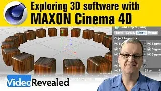 Exploring 3D software with Cinema 4D