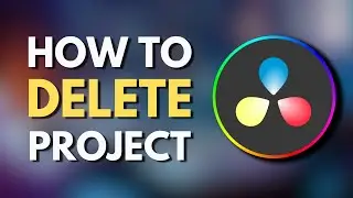 How To Delete Project in Davinci Resolve 18 | Remove a Project in Davinci Resolve | Tutorial