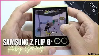 Samsung Galaxy Z Flip 6 PUBG Mobile Gaming test | Snapdragon 8 Gen 3, 120Hz Display