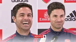 I havent finished my question! 🤣 | Arsenal boss Mikel Artetas FUNNY exchange with reporter!