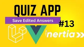 Save Edited Answers to Database| Laravel , Vue js, Inertia js
