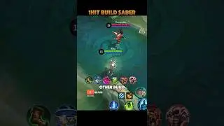 SABER 1SHOT BUILD.✅ #mlbbtutorial #mobilelegends #mlbb