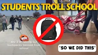 School bans Backpacks...