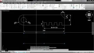 AutoCAD Tutorial: Draw line and circle Exercise #4