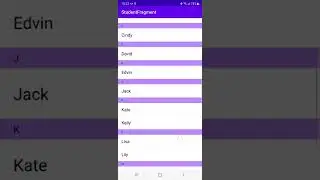 Android MVVM RecyclerView with Section Header (demo)