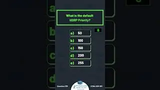 Cisco CCNA Questions! | Updated CCNA 200-301 v1.1 | IPCisco.com #cisco #network