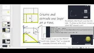 AutoCAD: Simple 3D introduction with UCS, VIEWBASE and VIEWSECTION