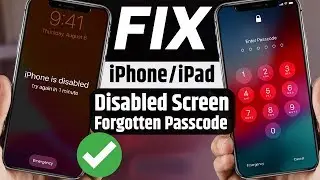 2 Ways to Unlock iPhone When You Forgot iPhone Password/ Fix iPhone is Disabled / Forgotten Passcode