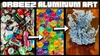 Aluminium Can Meltdown - Orbeez Aluminum From Cans -ASMR Metal Melting -Trash To Treasure -BigStackD
