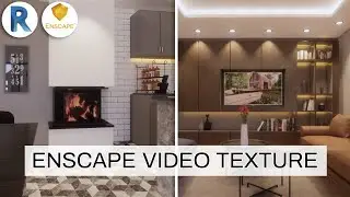 Enscape 2.9 | How to Create Video Texture | Enscape Animated Texture