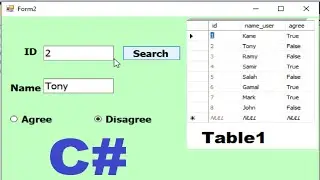 How to get data from SQL server database into  radioButton  in C#