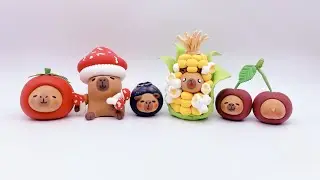 黏土教學｜水果水豚Capybara(4)｜ClayArt