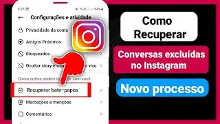 Como recuperar conversas excluídas no Instagram (2024) | Recuperar mensagens apagadas no Instagram