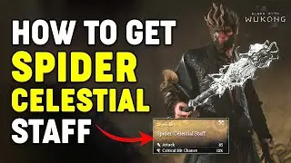 How to get Spider Celestial Staff in Black Myth: Wukong-昆棍·蛛仙兵器。黑神话悟空(Spider Celestial Staff Weapon)