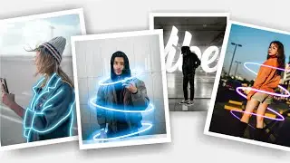 How To Edit Your Photos on PicsArt | Neon Effects Trick