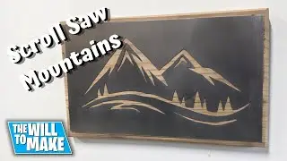 First Scroll Saw Project | Woodworking | DIY | The Will To Make