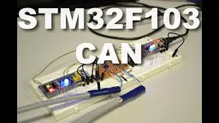 Communication between microcontrollers  STM32F103 using CAN interface