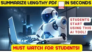 Best Ai tool for students in 2024 |Chat With Multiple Pdf