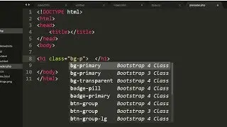 Install Bootstrap 3 and Bootstrap 4 Autocomplete Package in Sublime Text 3