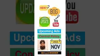 YouTube upcoming Ad control policy 2023  #adscontrol #shorts #youtubemonetization2023