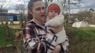 Выходной в деревне весной. Ремонт у собак. Таня в позе. Всё, спине кранты!