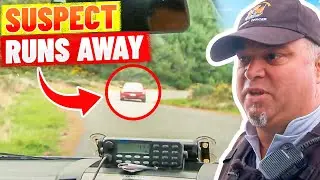 Car Chase! Suspects Speed Away From Questioning Officers