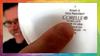 CORELLE BREAK TEST IN SLOW MOTION - WILL IT BREAK?