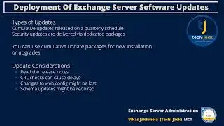 Maintaining Exchange Server - Microsoft Exchange Server 2016/19 By Techi Jack