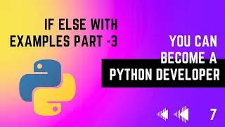 #07 If Else with examples Part -3 | Python Tutorial Series 📚 in Tamil | EMC Academy